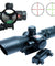 2.5-10x40 Rifle Scope Mil-dot Illuminated Red Laser 20/11mm Rail Mounts