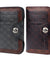 Mens Men's S4 Retro Leather Vertical Section Credit Card Holder Wallet with Hasp