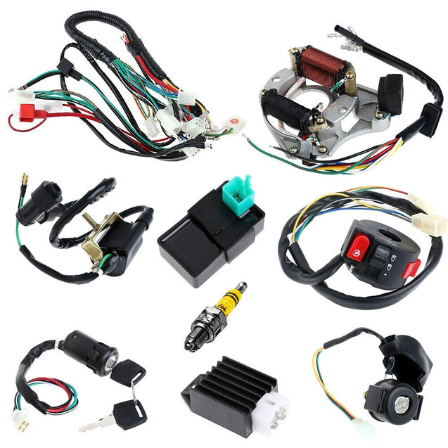 CDI Wire Harness Stator Assembly Wiring Fit 50 70 90 110 125cc ATV Electric Quad