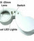 Mini Illuminated 40X - 25mm Jewelers Loupe / Magnifier with LED Lights