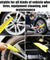 3 PCS Car Wheel Cleaning Kit Auto Detailing Wash Cleaning Brush Tire Rums Scrub