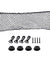 Car Trunk Cargo Organizer Storage Elastic Mesh Net Holder 4 Hooks Nylon 