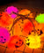 16 LED Halloween Pumpkin String Light Home Decoration Party Indoor outdoor 9 ft