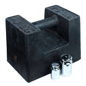 25KG Cast Iron Calibration Weight with 200g and 500g Test Weights