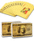 2 Decks 24K Gold Playing Cards Poker Collection Plastic Waterproof Card Games