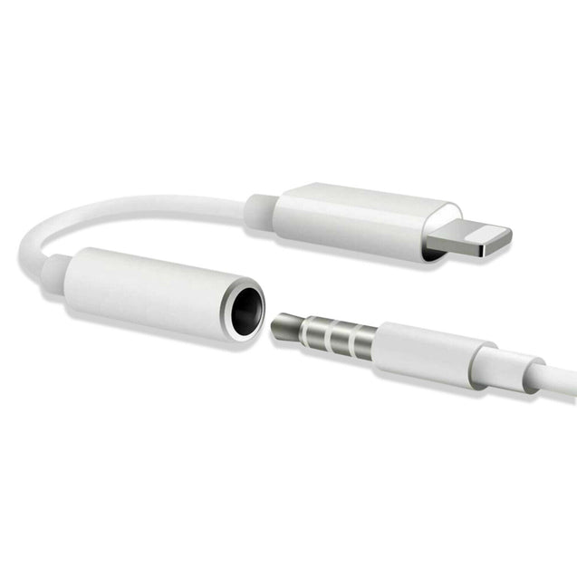 2 PCS 8-Pin to 3.5mm Headphone Jack Adapter for iPhone 13 12 11 X 7 8 X Xs Max