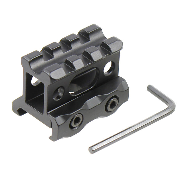 2 PCS Super Slim Picatinny Riser Mount 1" High 3 Slots MT 1 inch Free Shipping