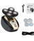 5-in-1 4D Rotary Electric Shaver Rechargeable Bald Head Shaver Beard Trimmer