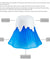 Volcano Erupt Microwave Oven Cleaner Steam Clean Kitchen Gadget Cleaning Tool