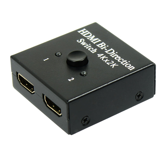 2x1 1x2 Ultra 4K Bi Direction HDMI 2.0 Switch Switcher Hub HDCP 3D 1080p