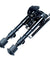 6" ~ 9" Adjustable Spring Return Foldable Rifle Bipod Picatinny w/ Rail Adapter 