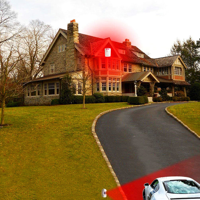 Garage Front Door Driveway Motion Sensor Alarm Infrared Wireless Alert System