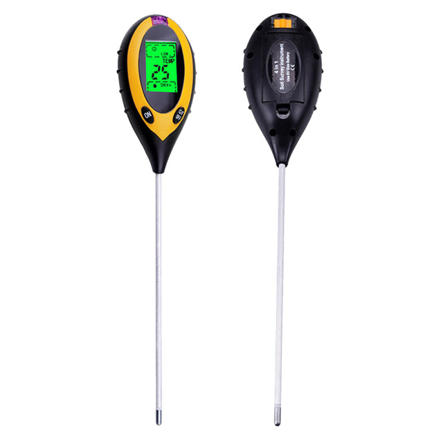 4 in 1 PH Tester Soil Water Moisture Light Test Meter for Garden Plant Seeding