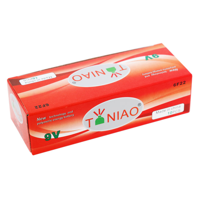 40 PCS 9V 6F22 9 Volts Heavy Duty 0% Mercury Battery