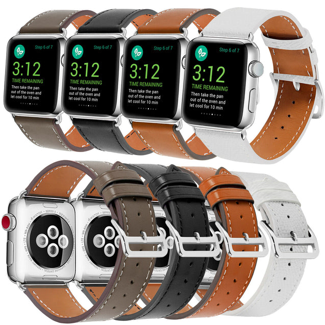 Genuine Leather Wrist Strap For Apple Watch Band 38/40/42/44mm Series 5 4 3 2 1