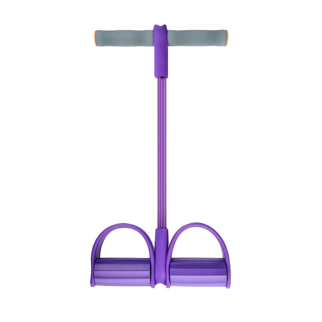 4-Tube Yoga Equipment Sit-up Fitness Foot Pedal Pull Rope Resistance Exercise
