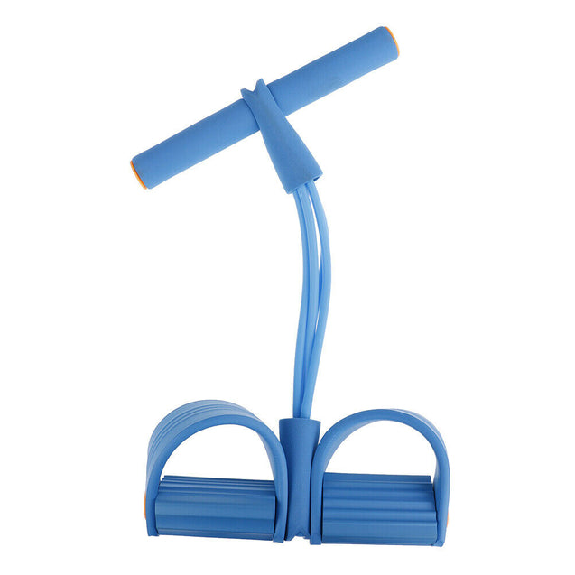 4-Tube Yoga Equipment Sit-up Fitness Foot Pedal Pull Rope Resistance Exercise