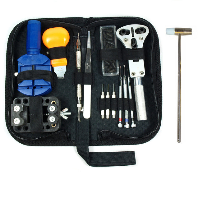 Watch Repair Tool Kit Case Opener Link Remover Spring Bar Tool - Carrying Case