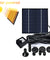Solar Power Fountain Submersible Water Pump With Filter Panel Pond Pool 150L/h