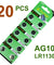 20 PCS  LR1130 AG10 389 Alkaline Battery 1.5V Button Cell for Watch Calculator
