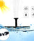 Solar Powered Floating Bird Bath Water Fountain Outdoor Pond Pool Garden Patio