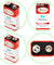 40 PCS 9V 6F22 9 Volts Heavy Duty 0% Mercury Battery