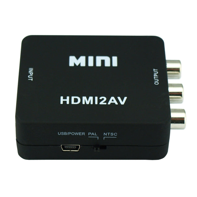 Mini Composite HDMI CVBS RCA to AV Video Converter Adapter 720p 1080p Upscaler - Anyvolume.com