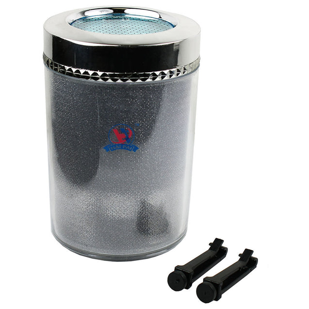 Portable Car Travel Cigarette Cylinder Ashtray Holder Cup - Colorful LED Light - Anyvolume.com