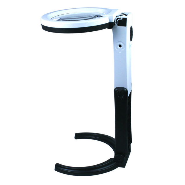 2.5X-8X Foldable LED Lighted Magnifying Lamp Reading Magnifier with USB Charger - Anyvolume.com