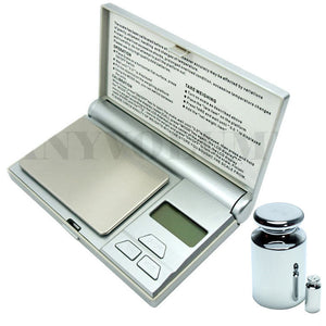 100g x 0.01g Digital Pocket Scale .01g Jewelry Scale with Calibration Weights - Anyvolume.com