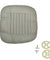 Universal Car Seat Cover PU Leather 3D Breathable Pad Mat for Auto Chair Gray - Anyvolume.com