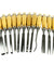 12 Piece Wood Carving Hand Chisel Tool Set Professional Woodworking Gouges Steel - Anyvolume.com