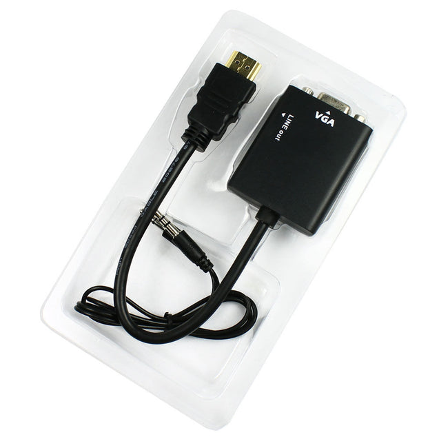HDMI Male to VGA With Audio HD Video Cable Converter Adapter 1080P for PC - Anyvolume.com