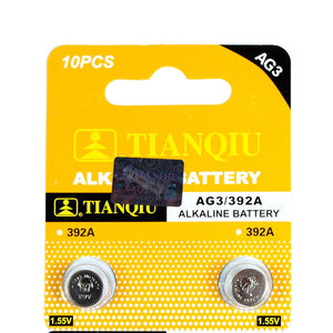 10 PCS LR41 AG3 392 LR736 Alkaline Battery 1.55V Button Cell for Watch Remote TQ - Anyvolume.com