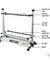 24 Rod Fishing Pole Holder Aluminum Alloy Stand Rack Storage Portable Tool US