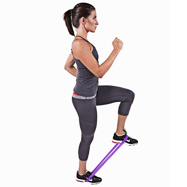 Set of 3 Heavy Duty Resistance Band Loop Exercise Yoga Workout Power Gym Fitness - Anyvolume.com