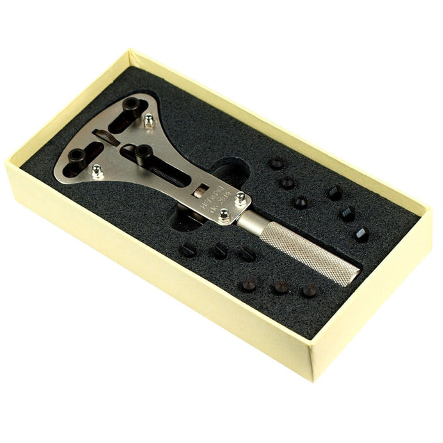 Large Waterproof Watch Case Opener kit - XL Jaxa Wrench #2819 Case Holder #5094 - Anyvolume.com