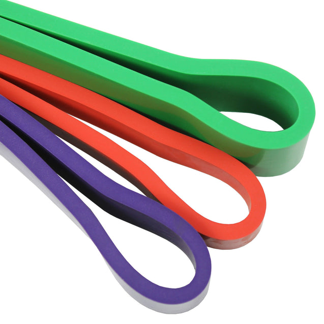Set of 3 Heavy Duty Resistance Band Loop Exercise Yoga Workout Power Gym Fitness - Anyvolume.com