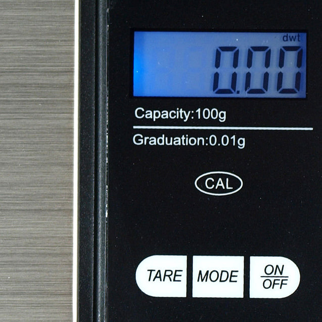 CS-100 100g x 0.01g Digital Pocket Scale Jewelry Scale + Calibration Weight - Anyvolume.com