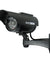 Pack of 2 Solar Powered Dummy Security Camera CCTV with LED Record Light - Black - Anyvolume.com