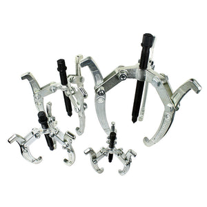 4 PCS Gear Puller Set 3" 4" 6" 8" - 3 Jaws Bearing Puller Mechanic Gear Pulley - Anyvolume.com