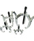 4 PCS Gear Puller Set 3" 4" 6" 8" - 3 Jaws Bearing Puller Mechanic Gear Pulley - Anyvolume.com