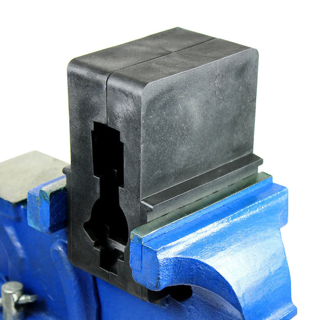 4" Heavy Duty Steel Bench Vise with Anvil - Swivel Locking Base Table Top Clamp - Anyvolume.com