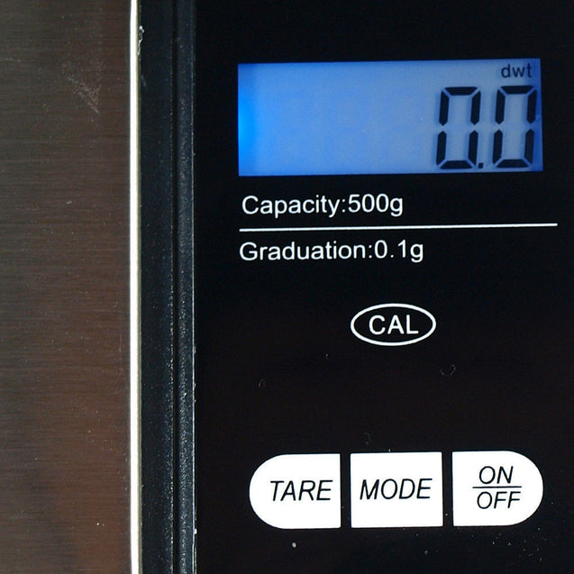 500g x 0.1g Digital Pocket Scale .1g Precision - portable - Silver - CS500 - Anyvolume.com