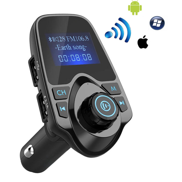Bluetooth Car FM Transmitter AUX Wireless Radio Adapter USB Charger Mp3 Player - Anyvolume.com