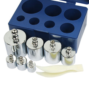 7 pcs calibration weight set 10g 20g 50g 100g 200g  -- 500g  total weight - Anyvolume.com