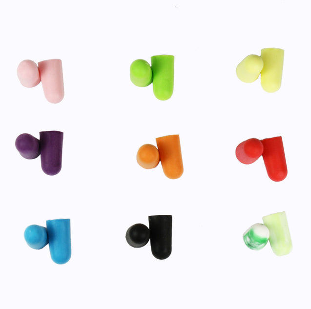 10 Pack Lot Ear Plugs Soft Foam Sleep Travel Noise Canceling Earplugs with Case - Anyvolume.com