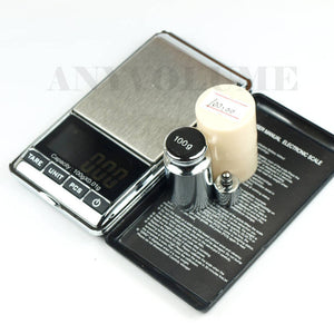 Digital Pocket Scale DS-16 0.01g x 100g with 100g 10g Standard Weights - Anyvolume.com