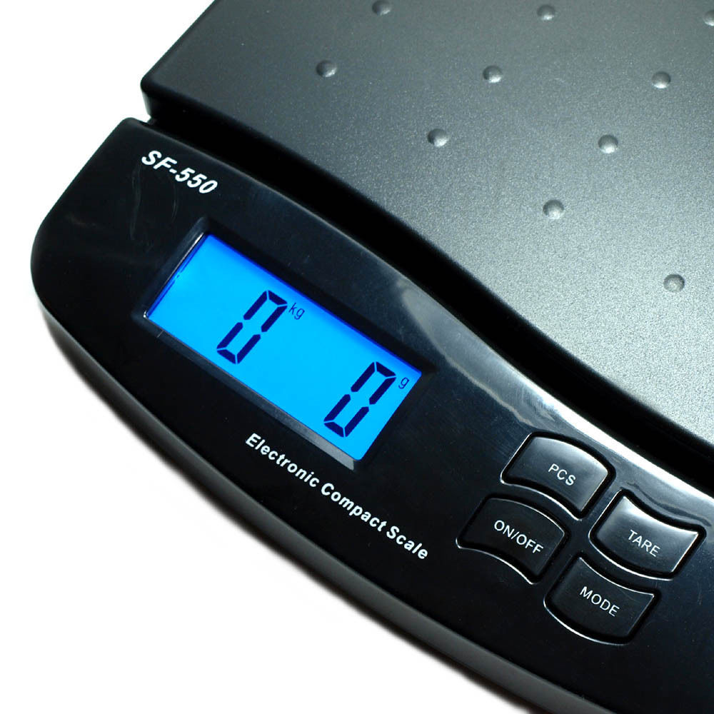 Horizon Sf-550 55 lb x 0.1 oz Digital Postal Shipping Scale with Counting Function, Auto Read Hold, 1 Gram Accuracy