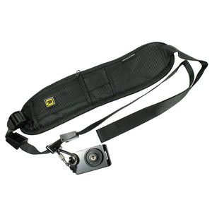 Shoulder Sling Strap Belt for DSLR Digital SLR Camera with Pocket - Black - Anyvolume.com